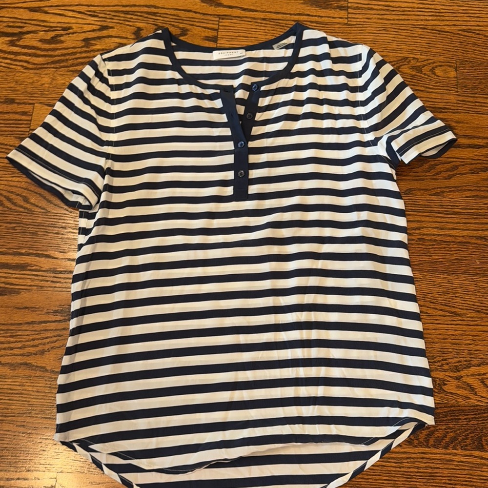 Equipment silk shirt